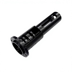 Service de tournage CNC de haute précision, tube en aluminium anodisé noir, pièces de rechange de machines usinées sur mesure - Product Image 3