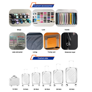 Juego <span class=keywords><strong>de</strong></span> Maletas <span class=keywords><strong>de</strong></span> Viaje <span class=keywords><strong>de</strong></span> Aleación PC, <span class=keywords><strong>Set</strong></span> <span class=keywords><strong>de</strong></span> <span class=keywords><strong>Equipaje</strong></span> 20 24 28 Pulgadas, Maletas Personalizadas con Marco <span class=keywords><strong>de</strong></span> Aluminio PC <span class=keywords><strong>de</strong></span> Gran Capacidad al Por Mayor - Product Image 5