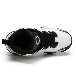Chaussures de <span class=keywords><strong>basketball</strong></span> montantes pour enfants, baskets pour garçons, jeunes et grands enfants, en tissu extensible double maille, bottes de sport automne - Product Image 5