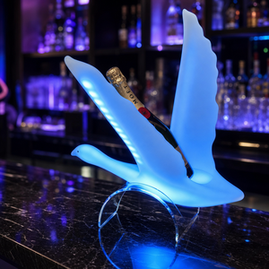 Exhibidor de Botellas de Vino con Iluminación LED, Base de Exhibición con Luz Multicolor Cambiante y Control Remoto para Barra y Decoración del Hogar - Product Image 4