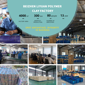 500g/1000g nhà máy tùy chỉnh tự làm đồ chơi không khí cứng mô hình đất sét trắng - Product Image 5