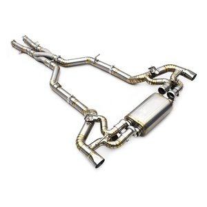 Échappement Catback OEM d'usine pour Mercedes-Benz AMG GT/GTS C190 4.0T 2014-2023, tuyau d'échappement en titane, silencieux à fixation directe - Product Image 1