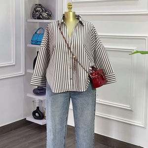 Women's New Style Collared Loose-Fit Casual Shirt <b>Top</b> Fashion - Product Image 3