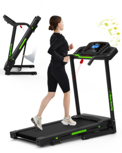 Electric <b>Treadmill</b> with LCD Screen 1.0HP Motor <b>Foldable</b> Design 10-15km/h Speed Range <b>for</b> <b>Home</b> Gym Fitness and Body Building - Product Image 4