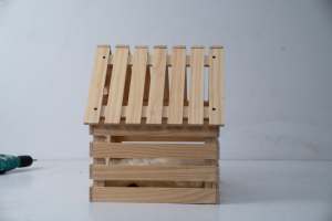 Cuccia Ecologica in Legno Massello Naturale per Cani e Gatti, Comodo Letto per Animali Domestici - Product Image 4