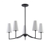 Lustre LED américain personnalisé OEM ODM avec abat-jour E12, angle de faisceau de 360°, éclairage suspendu pour la maison et le bureau