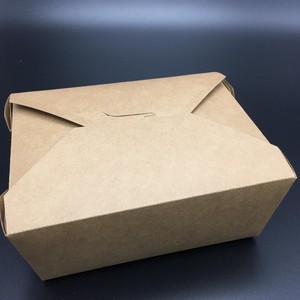 Boîte à lunch en papier kraft de qualité alimentaire, vente en gros d'usine, boîte à emporter de luxe avec fenêtre - Product Image 2
