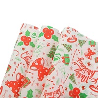 Kertas Kado Natal Grosir Lembaran Cetak Kustom Pembungkus Hadiah Liburan