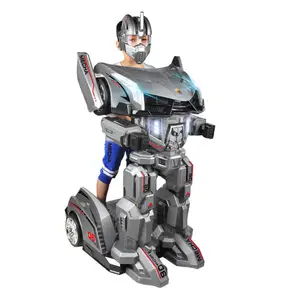 ZIGO TECH子供が乗るためのビッグロボット教育リモートコントロールカー