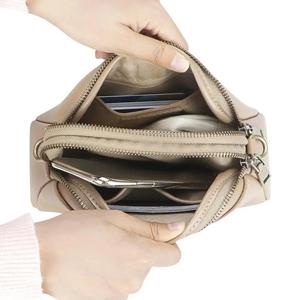Sacs pour femmes en cuir véritable AndoBag, design élégant et pratique en forme de coquille, sac à bandoulière et sac messager simple et polyvalent 3170 - Product Image 5