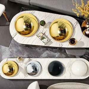 European Style Furniture Handle Round <b>Cabinet</b> <b>Knob</b> Antirust Electroplated Plastic Universal For Drawer Door Single Double Hole - Product Image 1