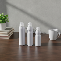 Flacon pulvérisateur en plastique PET pour crème solaire avec bouchon pulvérisateur à pompe pour emballage cosmétique, couleur personnalisée, impression à l'écran