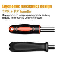 Juego de Llaves de Trinquete de 46 Piezas con Enchufe de 1/4 de Pulgada, Juego de Llaves de Tubo Métricas, Barra de Extensión, Herramientas Manuales, Estuche, Juego de Herramientas para Reparación de Automóviles
