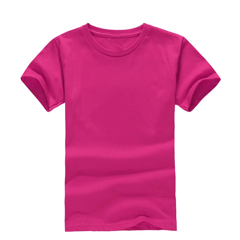 Custom logo direct to garment 180gsm 100% cotton Children t-shirts Cotton Kids Children's Boy T-shirts