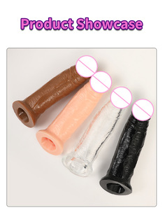 Condón transparente de cristal, juego de dientes de lobo, anillo de <span class=keywords><strong>esperma</strong></span> con bloqueo de pene para hombre - Product Image 3