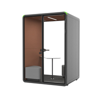 Cabine téléphonique pour cabine d'étude intérieure extérieure insonorisée de bureau
