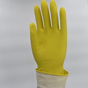 Gants de protection en latex écologique de haute qualité, 30 cm, pour les mains, pour la <span class=keywords><strong>maison</strong></span>, taille moyenne, meilleure protection du travail, composés de caoutchouc et de coton, pour la cuisine - Product Image 5