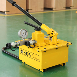 Enerpac Standard P462/P464 Customizable OEM Steel <b>Manual</b> Hydraulic Ram <b>Pump</b> - Product Image 1