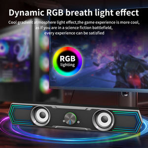 Coomaer ST201 Solution Personnalisée 2.0 Haut-parleur USB pour Ordinateur, Barre de Son RGB sans Fil pour Jeux et Téléphone Mobile - Product Image 4