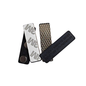 Precio competitivo etiqueta imán placa de acero retráctil neodimio ABS ID titular de la insignia magnética - Product Image 1