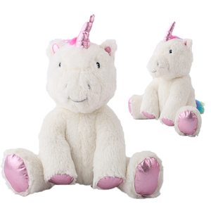 Animales de Peluche Ultra Suaves de Pelo Largo: León, <span class=keywords><strong>Cordero</strong></span>, Cerdo, Unicornio - Colección Safari Esponjosa <span class=keywords><strong>y</strong></span> Adorable para Niños <span class=keywords><strong>y</strong></span> Bebés - Product Image 4