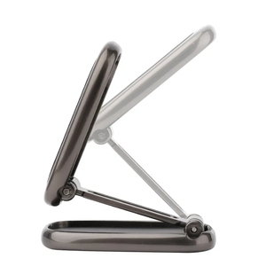 Vente chaude 2025 alliage d'aluminium + Silicone aimant fort support de voiture de téléphone portable 360 réglage aimant Portable pliable - Product Image 4