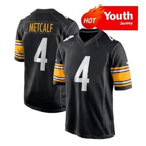 匹兹堡青年城 #90瓦 #43波拉马鲁4 #梅特卡夫8 # 罗杰斯美国缝制带标志的顶级足球球衣 - Product Image 4