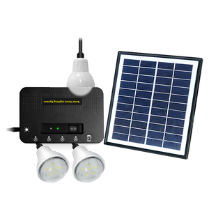 Kit d'énergie solaire miniature pas cher, système d'éclairage solaire portable à LED, système d'éclairage solaire multimédia, kit d'éclairage solaire domestique - Product Image 4