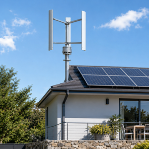 Générateur éolien à axe vertical de type H 2kW 3kW 48V 96V 120V à faible bruit avec aimants pour maison et ferme WS-VA-2000 - Product Image 1