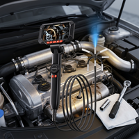 Caméra d'inspection moteur avec télécommande, endoscope de drainage, système de caméra d'inspection par direction, enregistrement sur carte SD, étanche, écran IPS 4,5 pouces