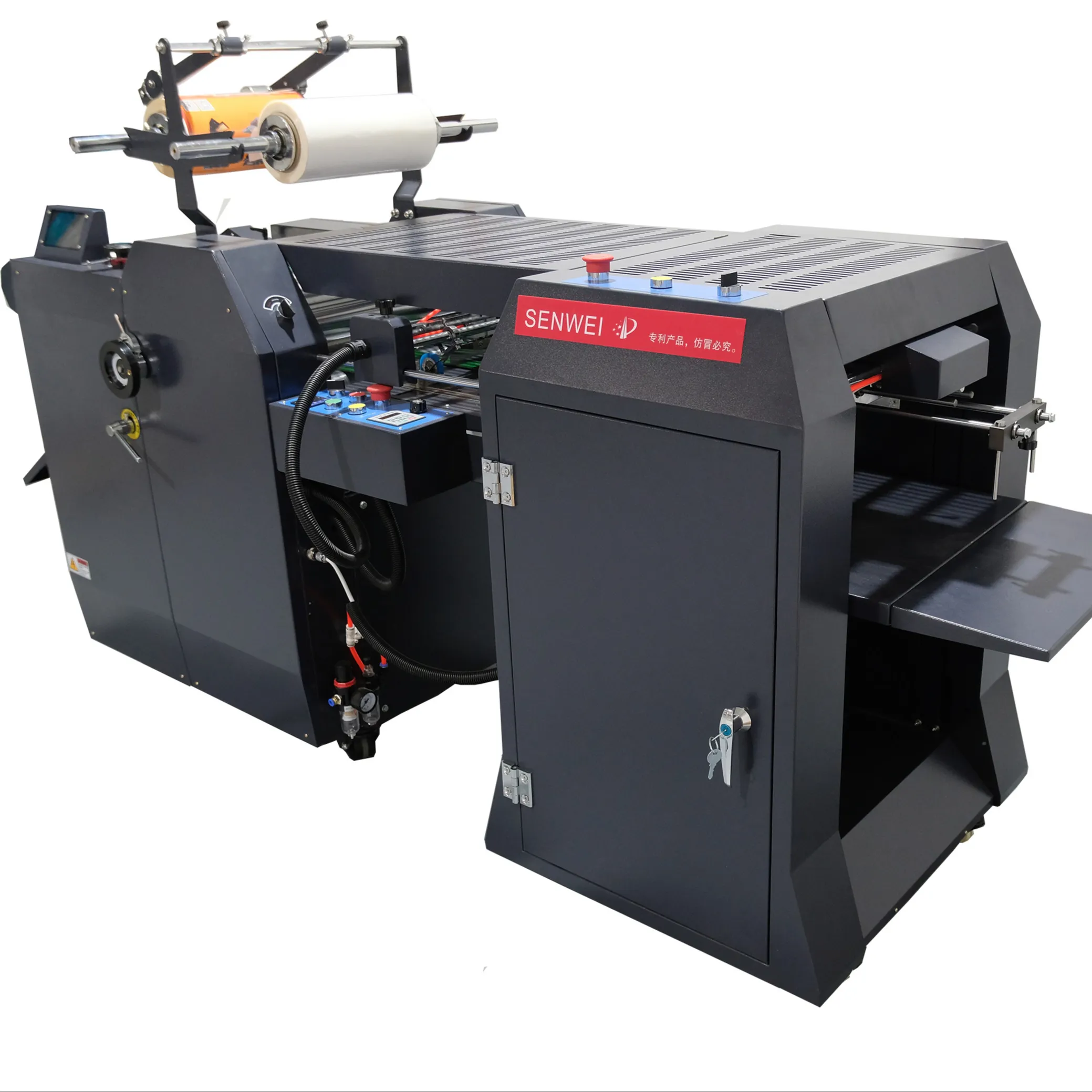 SWFM390H/520H/720H a3 otomatik yüksek hızlı büyük laminasyon boyutu otomatik kağıt soğuk tutkal laminasyon makinesi