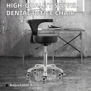 เก้าอี้หมุนสำหรับหมอฟัน8นิ้วเก้าอี้ทันตกรรมแบบทันสมัยสำหรับช่างตัดผมห้องแล็บสำหรับเก้าอี้ทำฟัน - Product Image 2