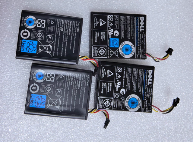 PERC H710/H710P/H730/H810/H830 RAID Controller Backup Battery / Cache Battery 070K80, 07VJMH, 037CT1, 0H132V