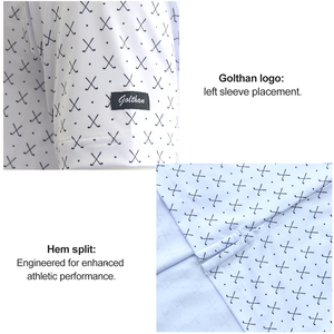 2025 nuovo Design di alta qualità Logo personalizzato di sublimazione con ricamo in poliestere Full <span class=keywords><strong>Body</strong></span> stampato all'ingrosso da uomo Polo da Golf - Product Image 4