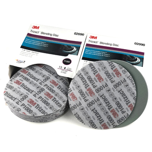 3m 02090 Trizact P1000 bọt-hậu thuẫn đĩa mài mòn cho sơn hoàn thiện micro loại bỏ vết xước đánh bóng và chà nhám - Product Image 5