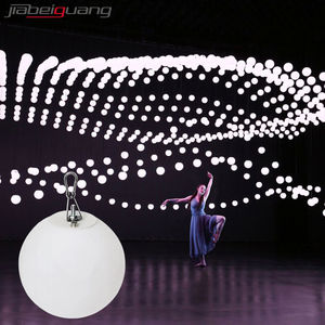 Solutions d'éclairage de scène d'art de boule cinétique de projection de scène de lumière matricielle de RGBW LED du club de disco avec des treuils de mode de contrôle DMX512 - Product Image 6