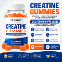 Gummies de créatine – Complément nutritionnel sportif OEM/ODM sous marque privée – Soutien aux performances pour adultes actifs – Acheteurs de marques B2B