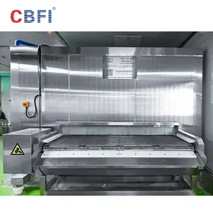 Tunnelfrostmaschine IQF Tunnel-Schnellfroster Kühlausrüstung gefrorener individueller Marktschlüssel