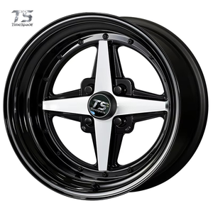 ล้อแม็กซ์ TS Work Equip 01 ผลิตจากวัสดุอัลลอยด์ ขนาด 15-22 นิ้ว 4x100 4x114.3 สำหรับรถยนต์ Toyota AE86 Datsun 240 280Z Mazda Miata NA <span class=keywords><strong>NB</strong></span> Honda Civic - Product Image 4