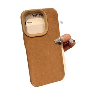 Custodia protettiva in TPU in microfibra in pelle scamosciata di lusso custodia protettiva antiurto per <span class=keywords><strong>iPhone</strong></span> 16 15 14 13 <span class=keywords><strong>12</strong></span> serie morbida e protettiva - Product Image 6