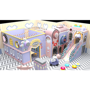Equipo de Juego Infantil Comercial Moderno, Área de Juegos Interior, Centro de Entretenimiento Infantil, Instalaciones para Parques de Diversiones - Product Image 1