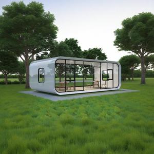 Maison préfabriquée chic en forme de cabane de pomme personnalisable : assemblage rapide, écologique pour les stations balnéaires, les camps, les jardins - Product Image 5