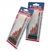 TING CHI 6pcs S2 Material Set Mata Obeng Torsi Tahan Benturan Kekerasan Tinggi Daya Tahan Ekstrem & Ketahanan Torsi Tinggi