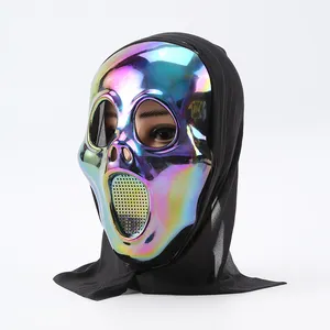 Masque de jeu de rôle effrayant fantôme de fête pour adulte Costume Prop Masque de danse Masque de fête d'anniversaire Cadeau