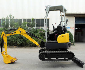 Kostenloser Versand Motor <span class=keywords><strong>Mini</strong></span> bagger 1 Tonne 2,5 Tonnen kleiner Raupen bagger Bagger lader mit Daumen Euro 5 CE EPA Garden Farm Home - Product Image 4