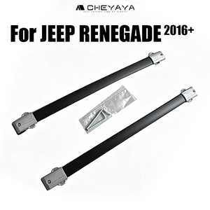Barra Transversal para Techo Exterior para Jeep <span class=keywords><strong>Renegade</strong></span> 16+, Barra Portaequipajes de Aleación de Aluminio CHEYAYA, Soporte para Equipaje - Product Image 2