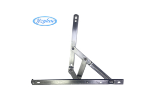 Friction <strong>Hinges</strong> S.S. 430 Light Duty 12" 90 Degree Brass Slider <strong>Round</strong> Groove 2mm Thickness 4-Bar Aluminum Window Accessories - Product Image 3