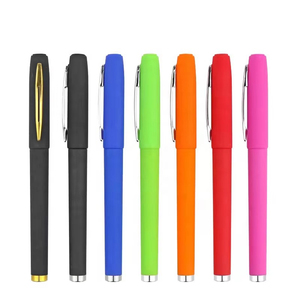 Heada Papeterie Caoutchouc Enduit Plastique Doux au Toucher Cadeau Promotionnel Stylo Stylos Gel d'Affaires Personnalisés avec Logo 0.5mm Recharge Encre Noire - Product Image 6