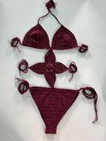 Nouvelle Robe de Plage en Crochet 2026 pour Femme, Dos Nu, Tenue de Soirée, Maillot de Bain Fait Main, Hauts de Plage Provenant de Bali