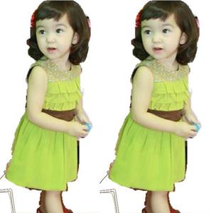 เดรสปักเลื่อมแขนกุดสำหรับเด็กผู้หญิงเสื้อผ้าแฟชั่นดีไซน์ล่าสุด - Product Image 1
